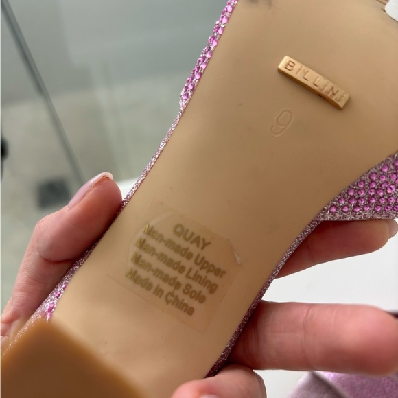 Billini Quay Rhinestone Mid Stiletto Heeled Sandals NWT - Picture 6 of 11